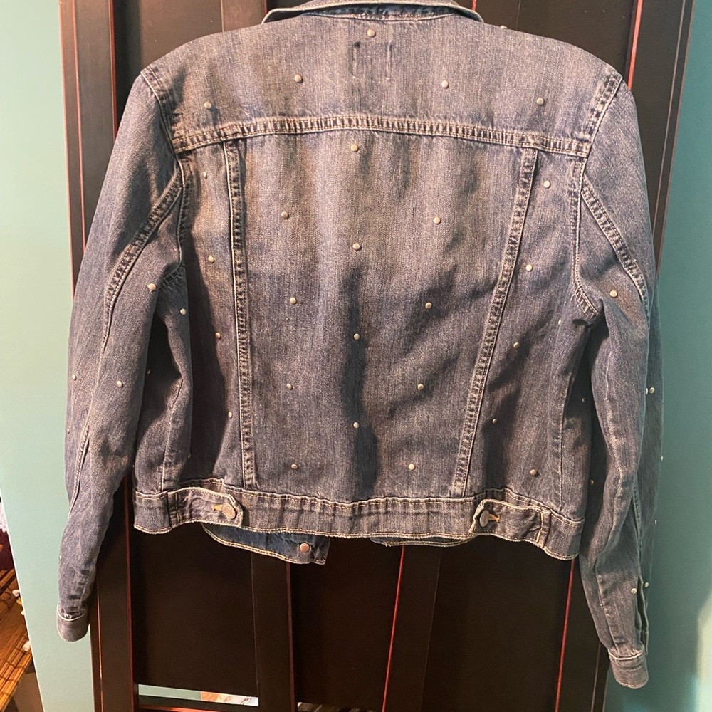 Gap for Good Short Jean Jacket with Silver Studs